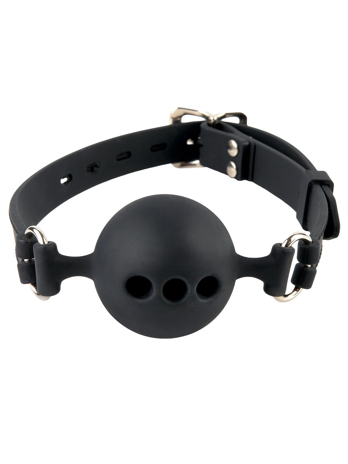 Силиконовый кляп-шар с отверстиями для дыхания Silicone Breathable Ball Gag Small