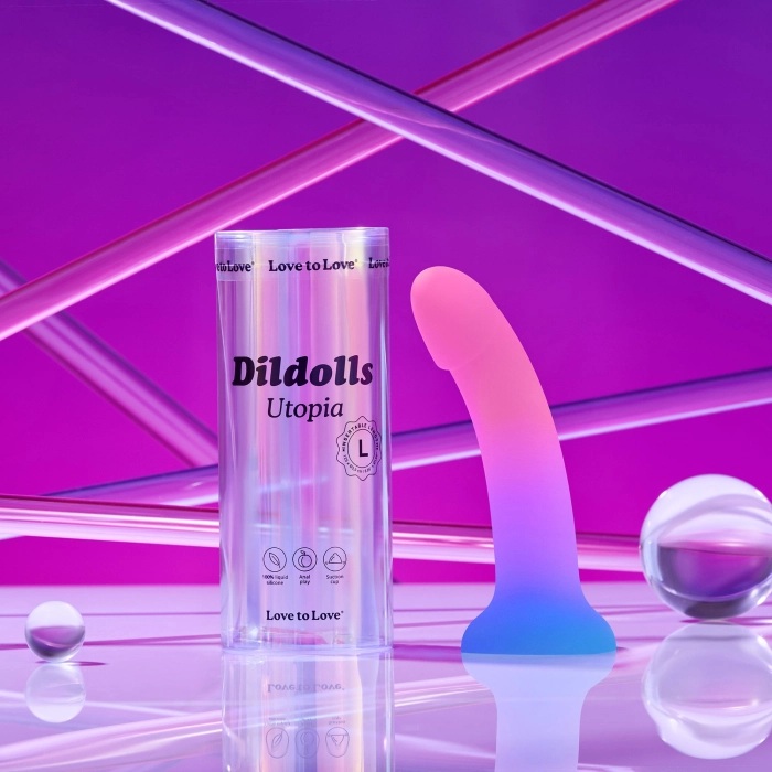 Фаллоимитатор из жидкого силикона Love to Love  Dildolls Utopia