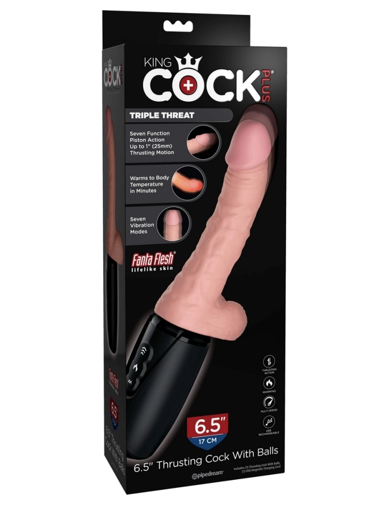 Компактная секс-машина King Cock Plus 6.5