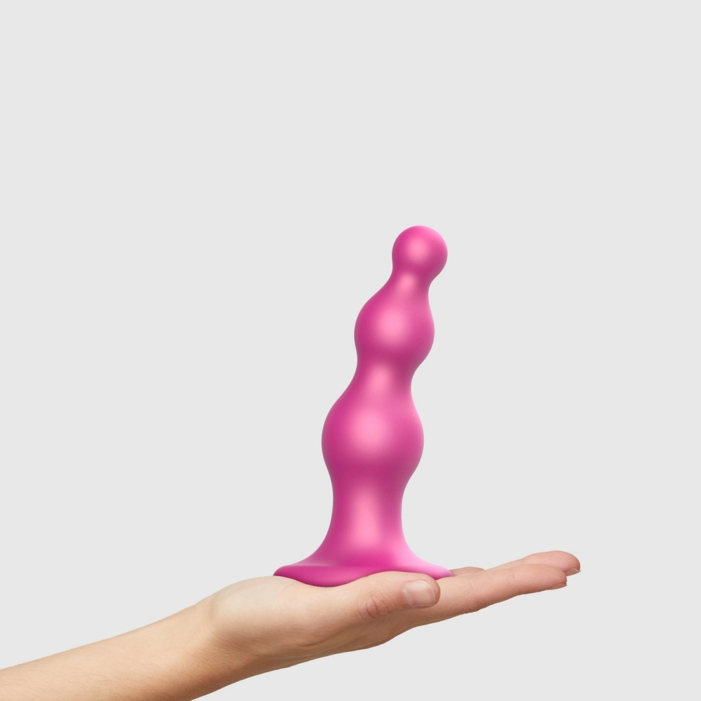 Фаллоимитатор-насадка с бусинами Strap-on-me Dildo Plug Anal Beads