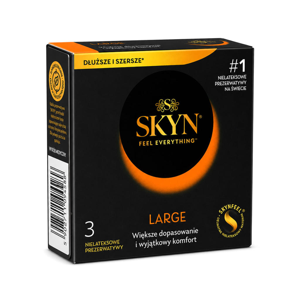 Презервативы увеличенного размера из синтетического латекса Skyn Large