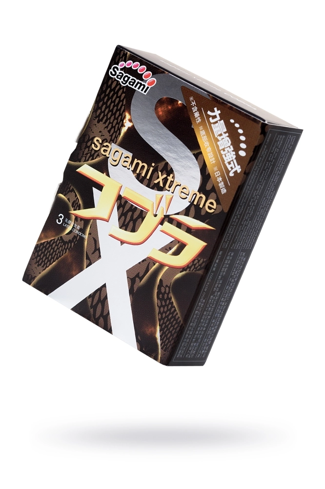 Суженные к основанию презервативы Sagami Xtreme Cobra