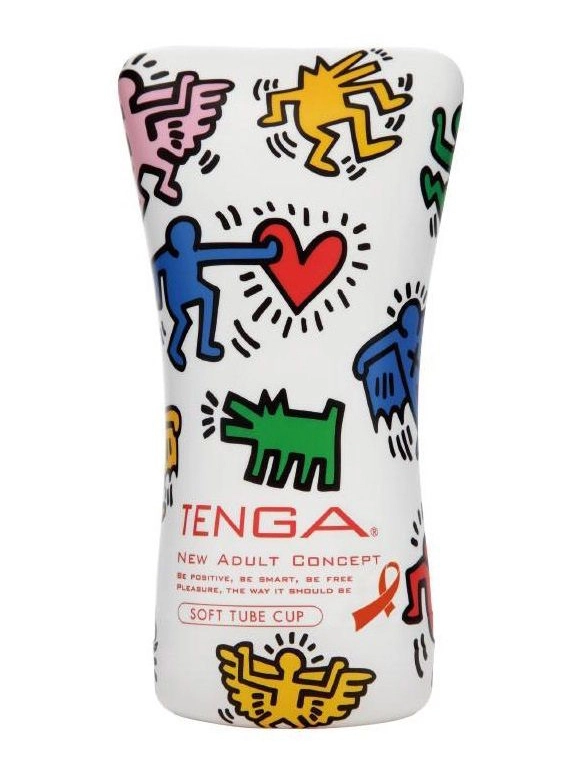 Мастурбатор-туба Keith Haring Soft Tube CUP