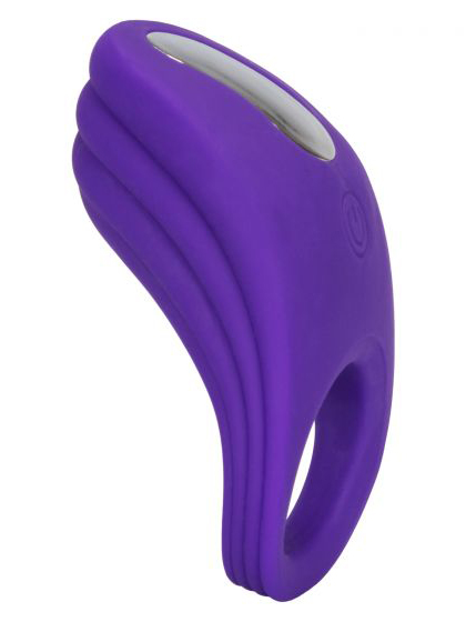 Фиолетовое эрекционное виброкольцо Silicone Rechargeable Passion Enhancer