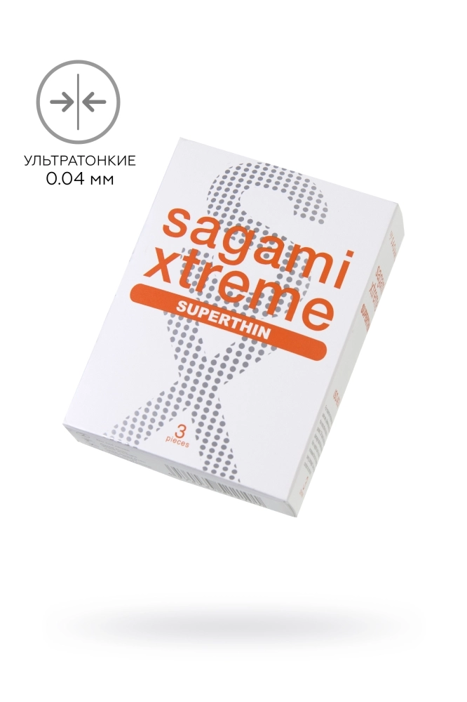 Ультратонкие латексные презервативы Sagami Xtreme Superthin