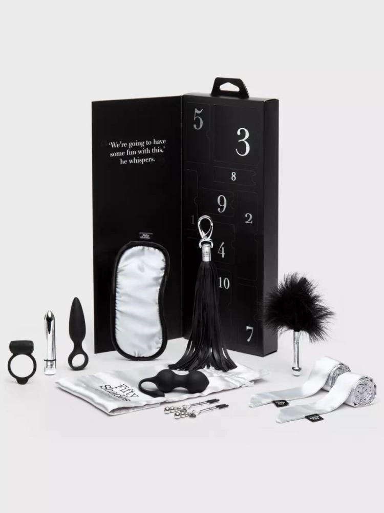Эротический набор  Fifty Shades of Grey Pleasure Overload 10 Days of Play Gift Set