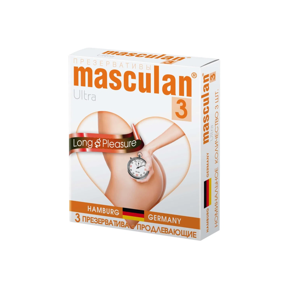 Презервативы с продлевающим эффектом Masculan Long Game