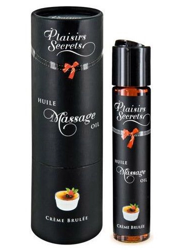 Массажное масло с ароматом крем брюле Huile de Massage Gourmande Creme Brulée - 59 мл.