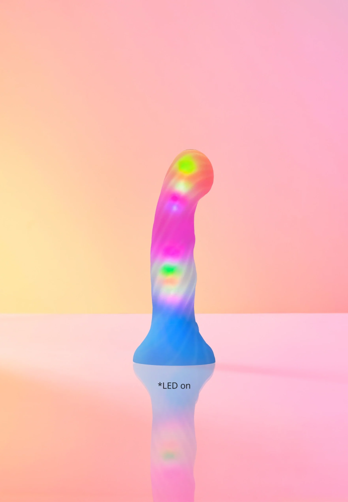 Фаллоимитатор c подсветкой Love to Love Dildolls LED Candy Loop