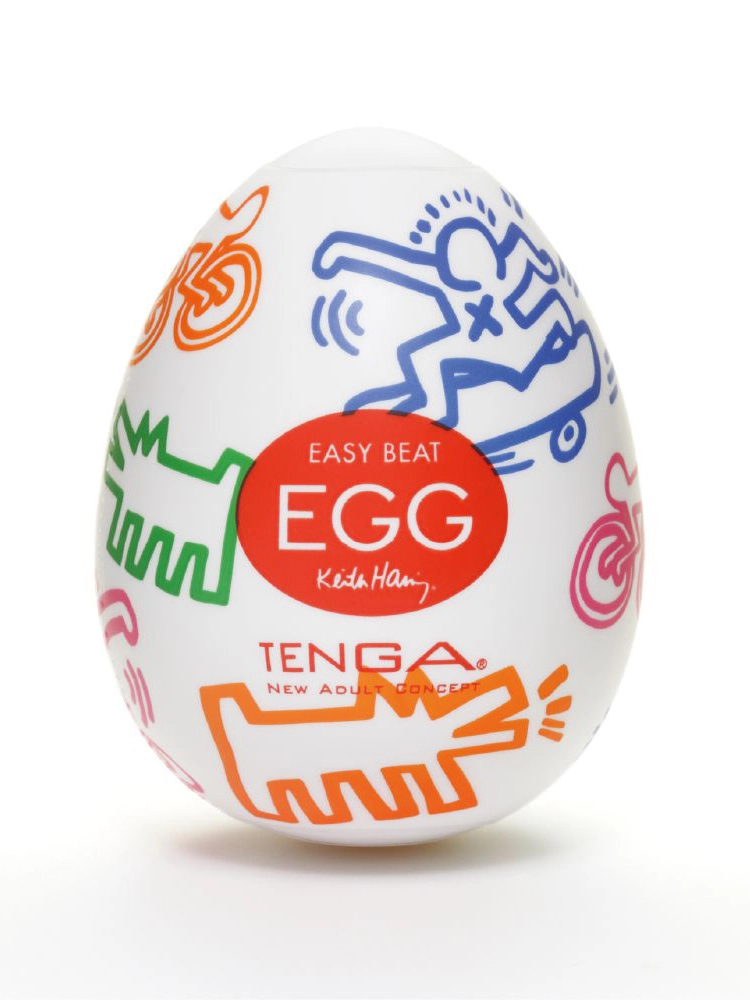 Мастурбатор-яйцо Keith Haring EGG STREET