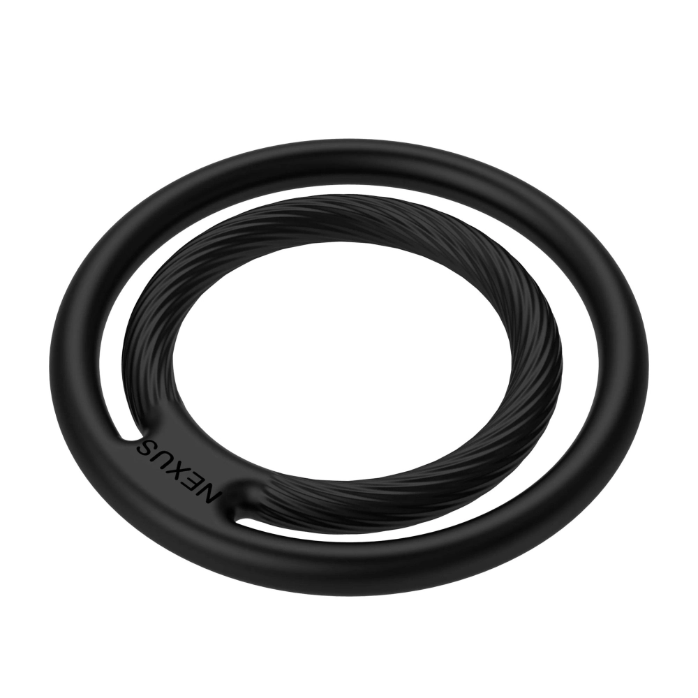 Черное двойное эрекционное кольцо Nexus Enduro Double