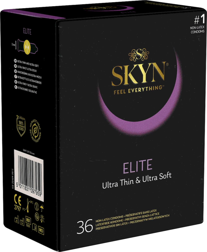 Ультратонкие презервативы из синтетического латекса SKYN Elite