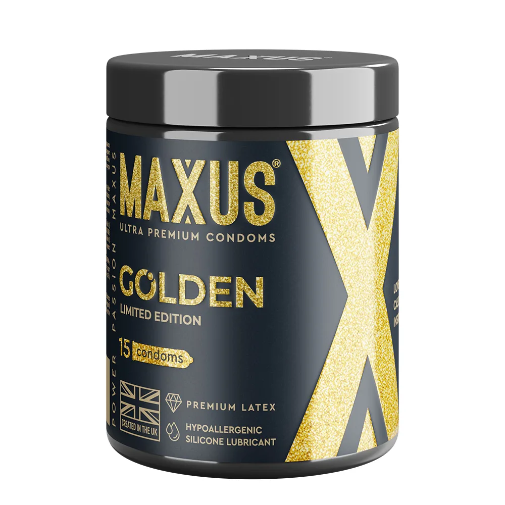 Презервативы Maxus Golden Limited Edition, 15 шт