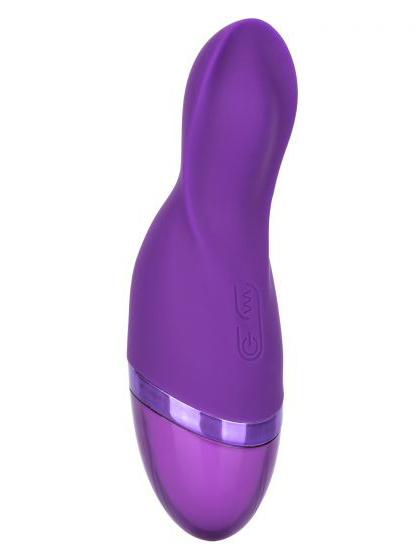 Фиолетовый вибромассажер Aura Teaser