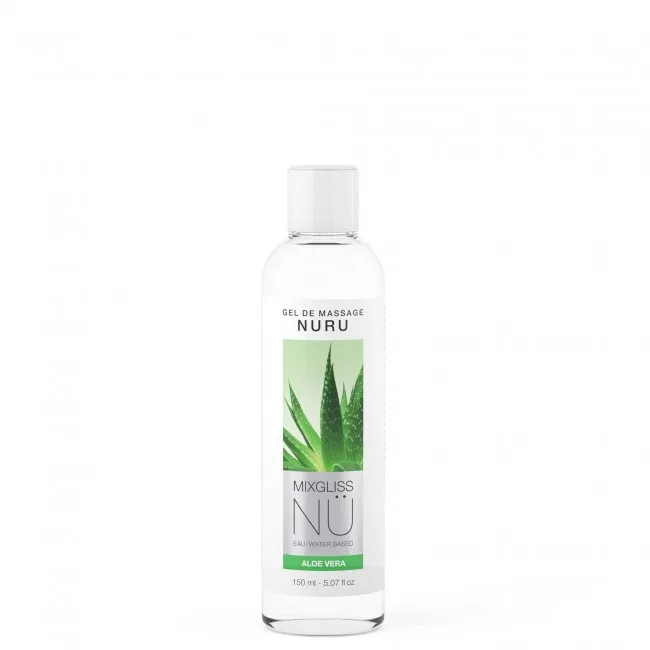 Массажный гель на водной основе Mixgliss NU Aloe Vera - 150 мл.