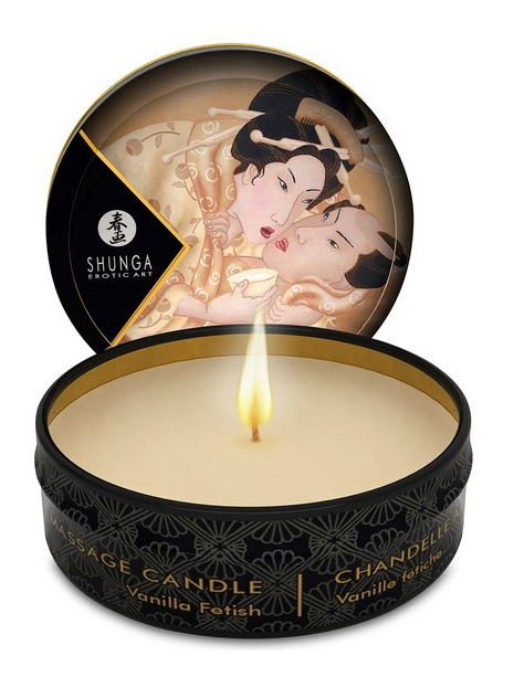 Массажная свеча Vanilla Fetish с ароматом ванили - 170 мл.