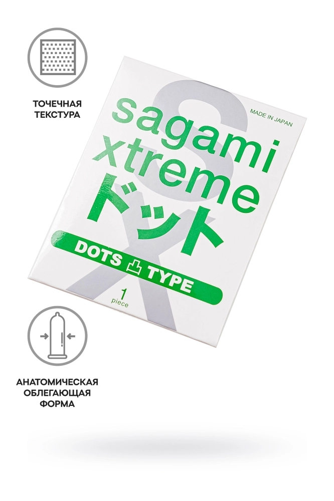 Презервативы Sagami Xtreme Type-E с точками