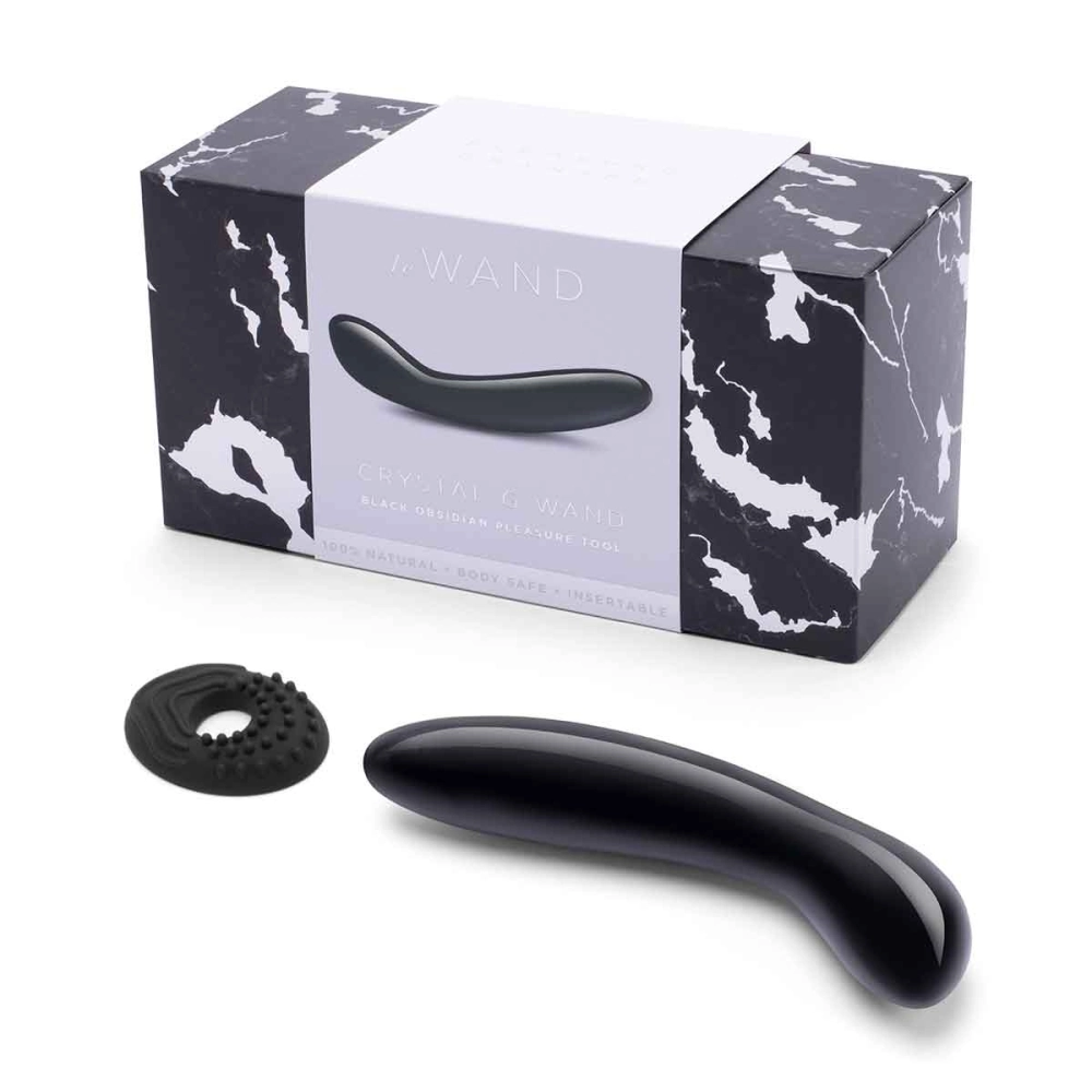 Массажер для G-точки Le Wand Crystal G-Wand из розового кварца