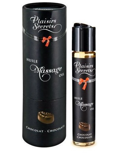 Массажное масло с ароматом шоколада Huile de Massage Gourmande Chocolat - 59 мл.