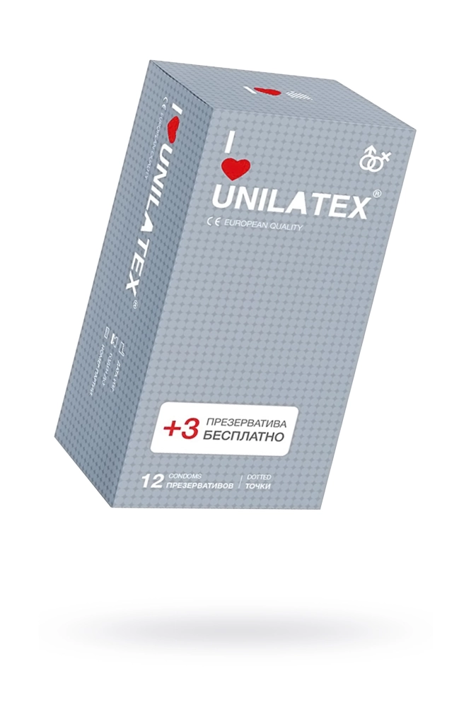 Презервативы с точками Unilatex Dotted
