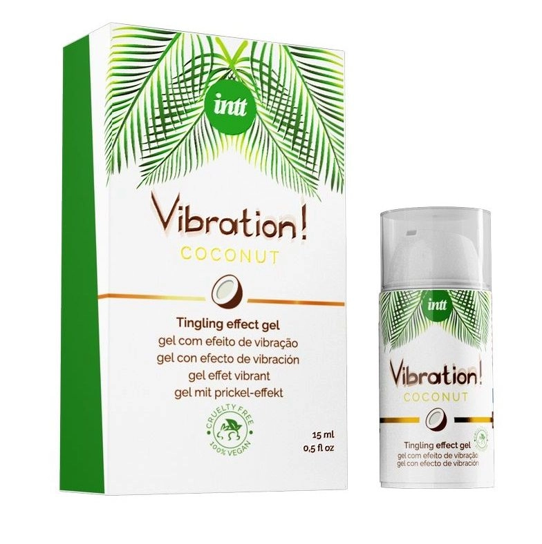 Жидкий вибратор intt Vibration! Coconut со вкусом кокоса