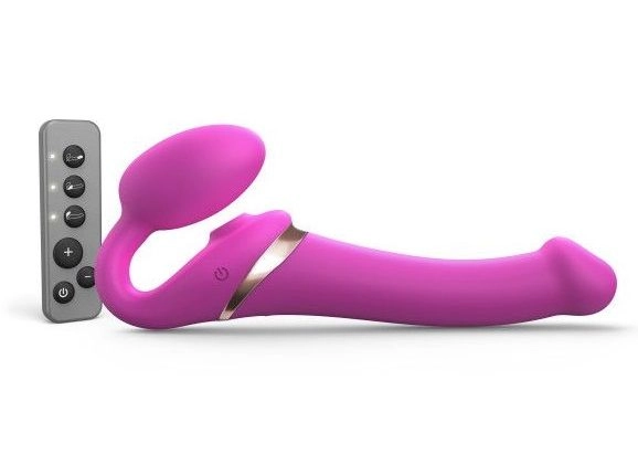 Безремневой страпон с клиторальной стимуляцией Strap-on-me Multi Orgasm