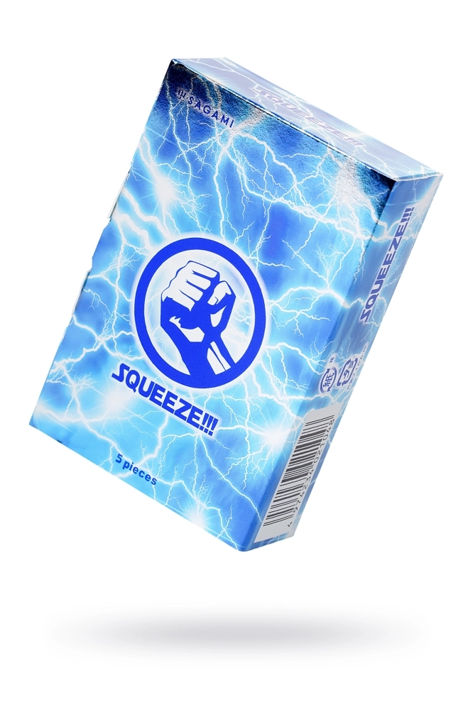 Презервативы Sagami Squeeze волнистой формы
