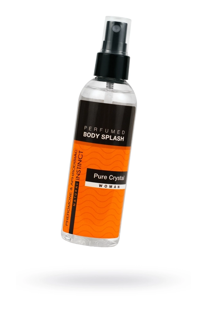 Парфюмированная вода для тела, с феромонами и афродизиаками Body Splash Pure Crystal