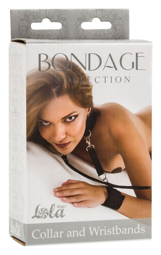 Ошейник с наручниками Bondage Collection Collar and Wristbands One Size