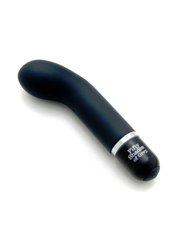 Черный силиконовый мини-вибратор Mini G-Spot Vibrator - 13,3 см.