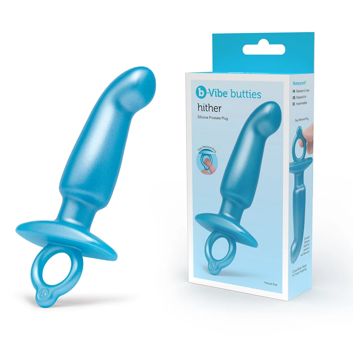 Анальная пробка для массажа простаты b-Vibe Hither