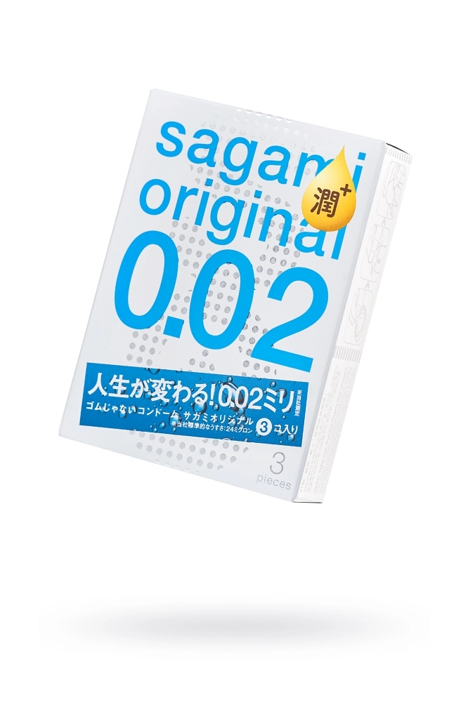 Ультратонкие презервативы Sagami Original 0.02 Extra Lub с увеличенным количеством смазки