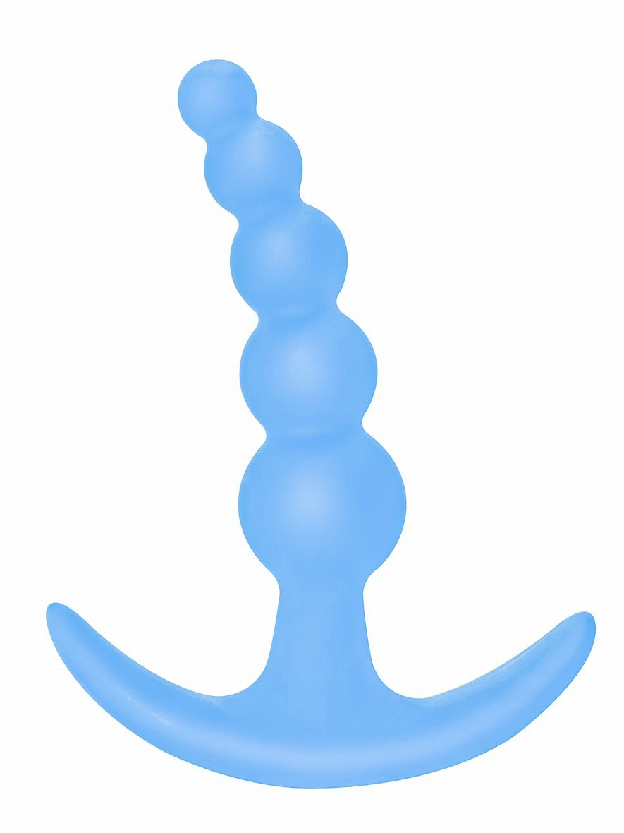 Розовая анальная пробка Bubbles Anal Plug - 11,5 см.