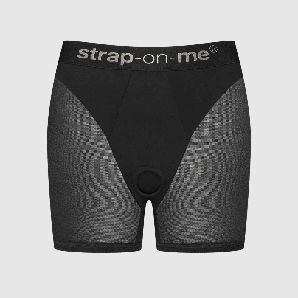 Трусики-шорты для фиксации насадок Strap-on-me Harness Lingerie Halo