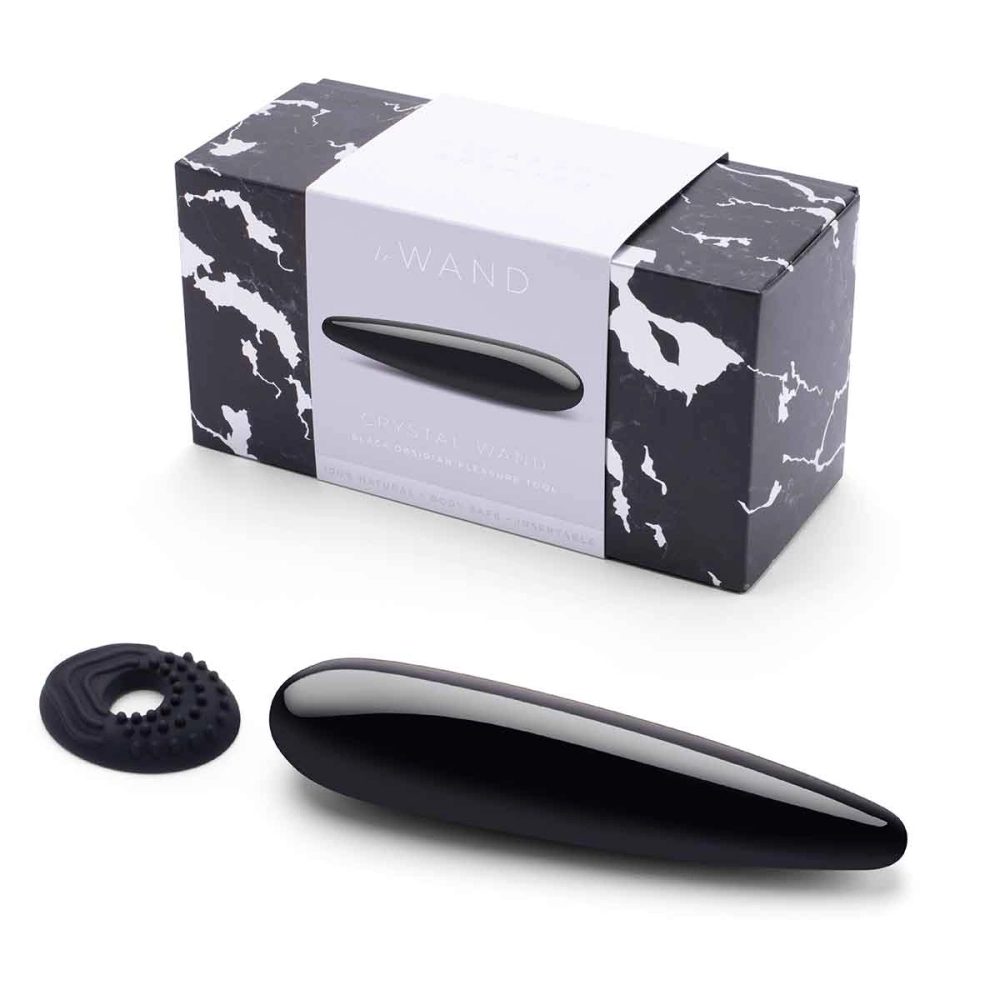 Массажер Le Wand Crystal Wand из розового кварца