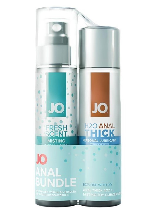 Набор JO H2O Anal Thick и JO Misting Toy Cleaner