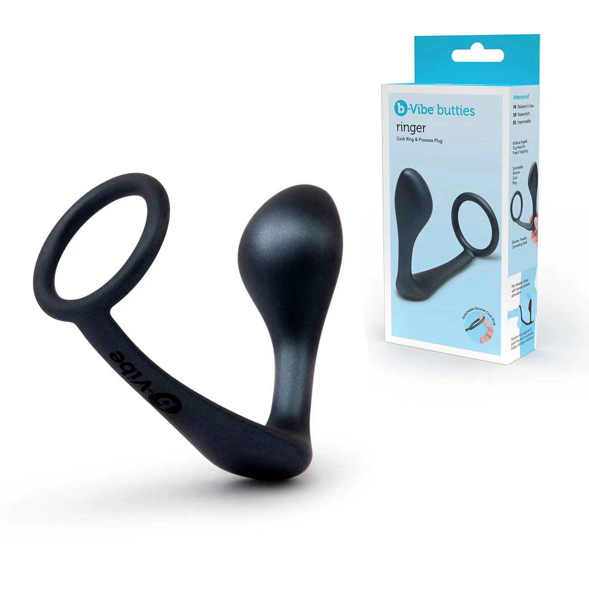 Эрекционное кольцо со стимулятором простаты b-Vibe Ringer