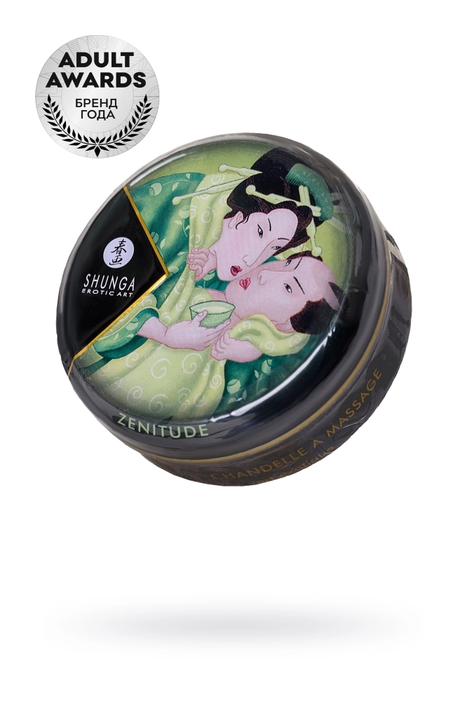 Массажная свеча Exotic Green Tea с ароматом зелёного чая - 170 мл.
