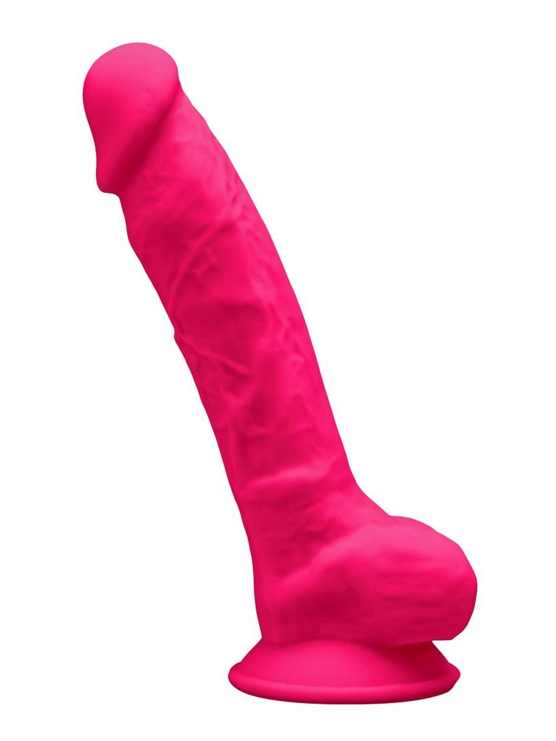 Розовый фаллоимитатор-реалистик Premium Dildo 7  Model 1 Premium - 17,5 см.