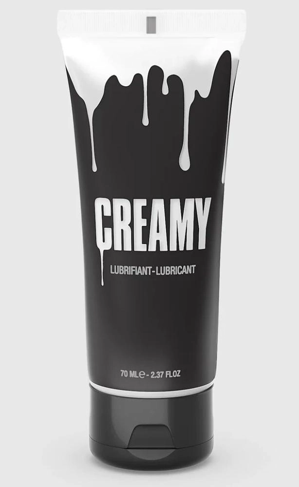 Лубрикант на водно-силиконовой основе Creamy с имитацией спермы