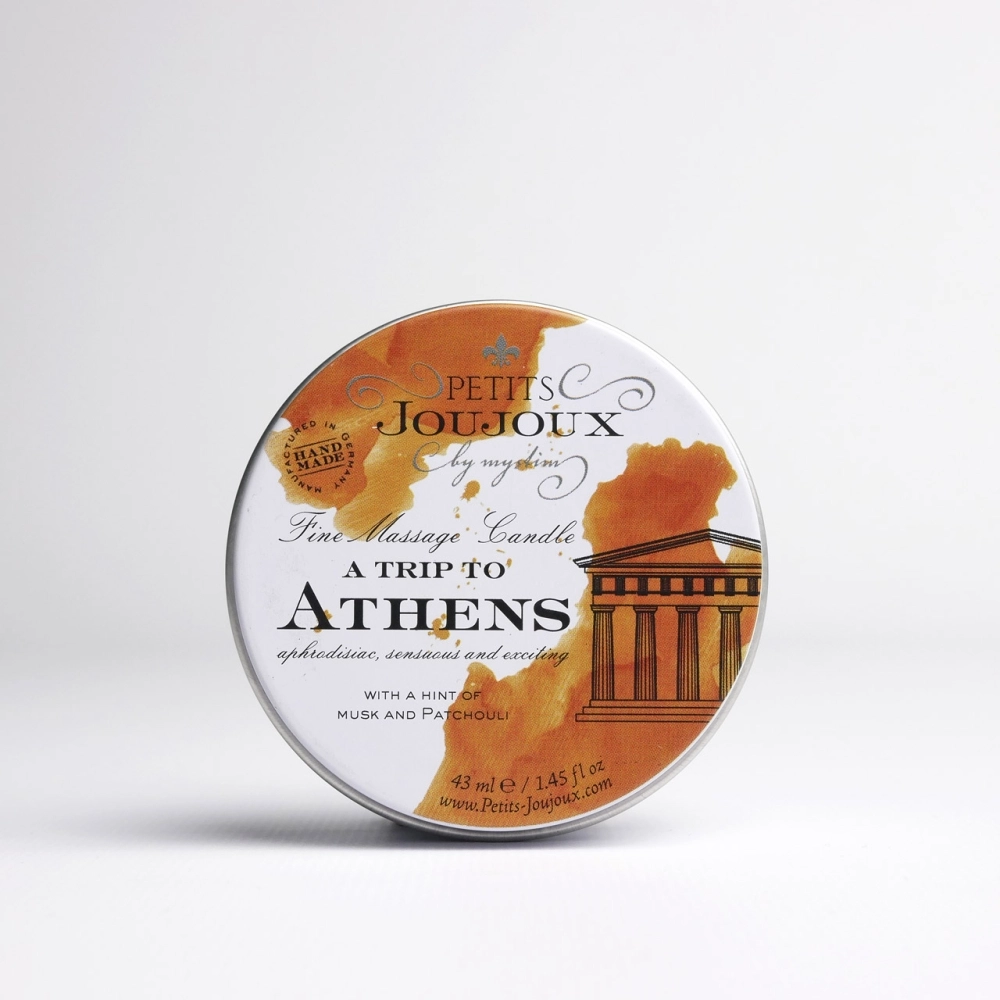 Массажная свеча Petits Joujoux Athens с ароматом муската и пачули