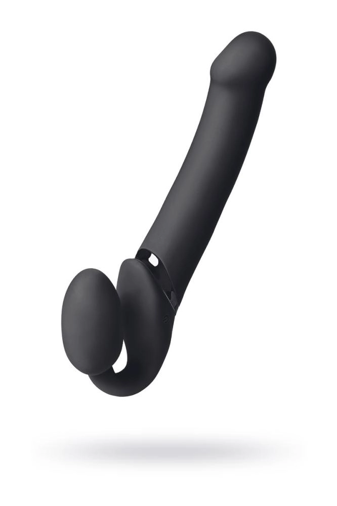 Безремневой вибрострапон Strap-on-me Vibrating Bendable Strap-On