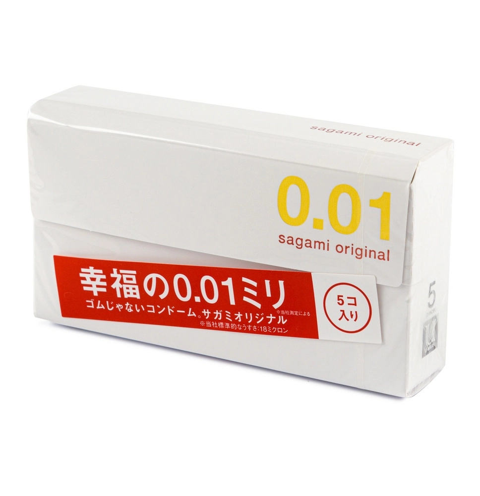Супер тонкие презервативы  Sagami Original 0.01