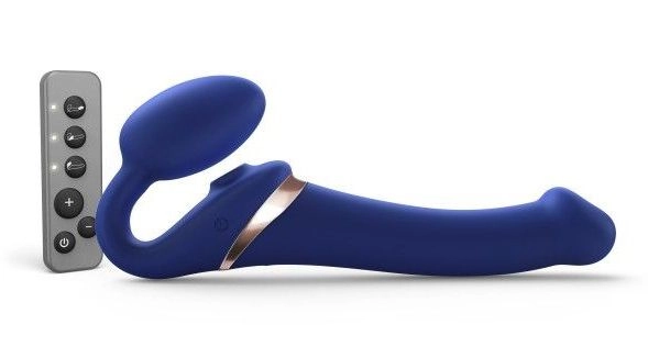 Безремневой страпон с клиторальной стимуляцией Strap-on-me Multi Orgasm