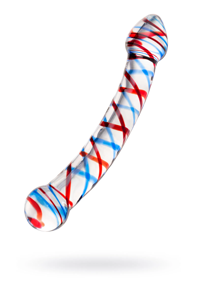 Двусторонний фаллоимитатор Sexus Glass 21 см
