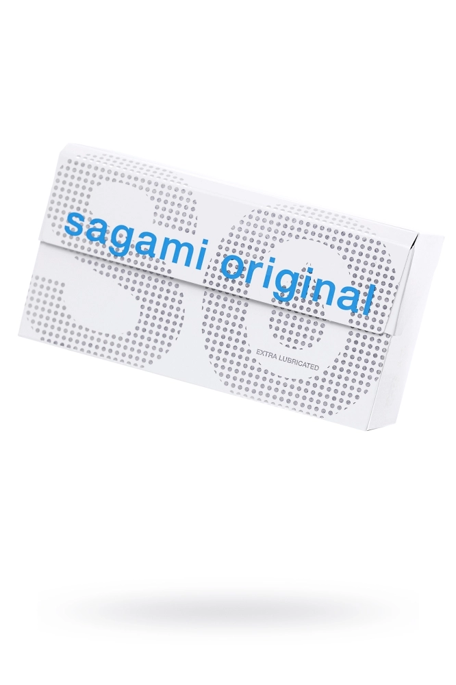 Ультратонкие презервативы с увеличенным количеством смазки Sagami Original 0.02 Extra Lub