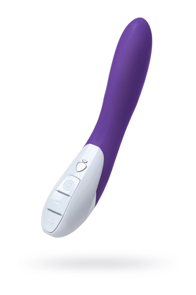 Фиолетовый вибратор Mystim Elegant Eric - 27 см.