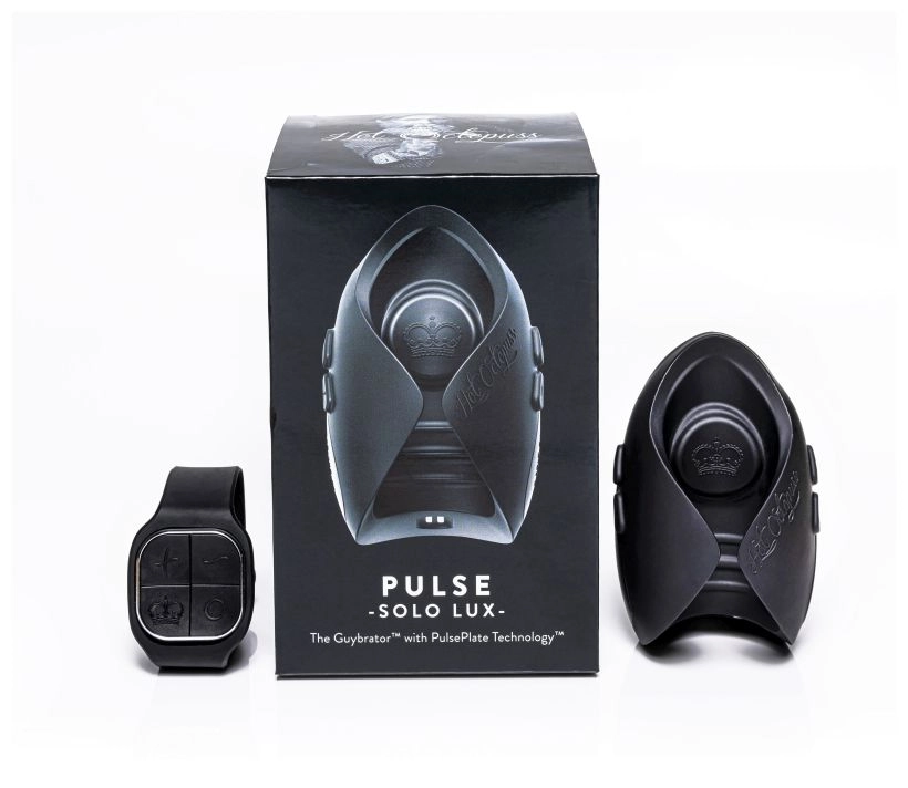 Мастурбатор с осцилляцией Hot Octopuss Pulse Solo Lux с пультом ДУ