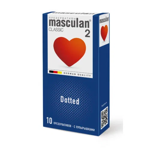 Презервативы с пупырышками Masculan Dotted