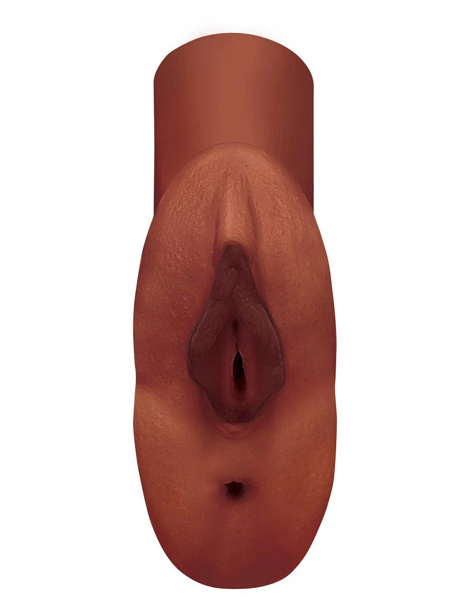 Коричневый мастурбатор Perfect Pussy Double Stroker
